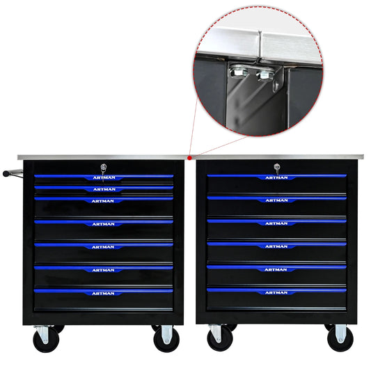 6-Dawer Rolling Tool Storage Cabinet