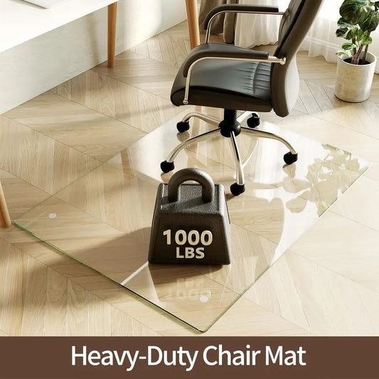 36x48 Tempered Glass Chair Mat