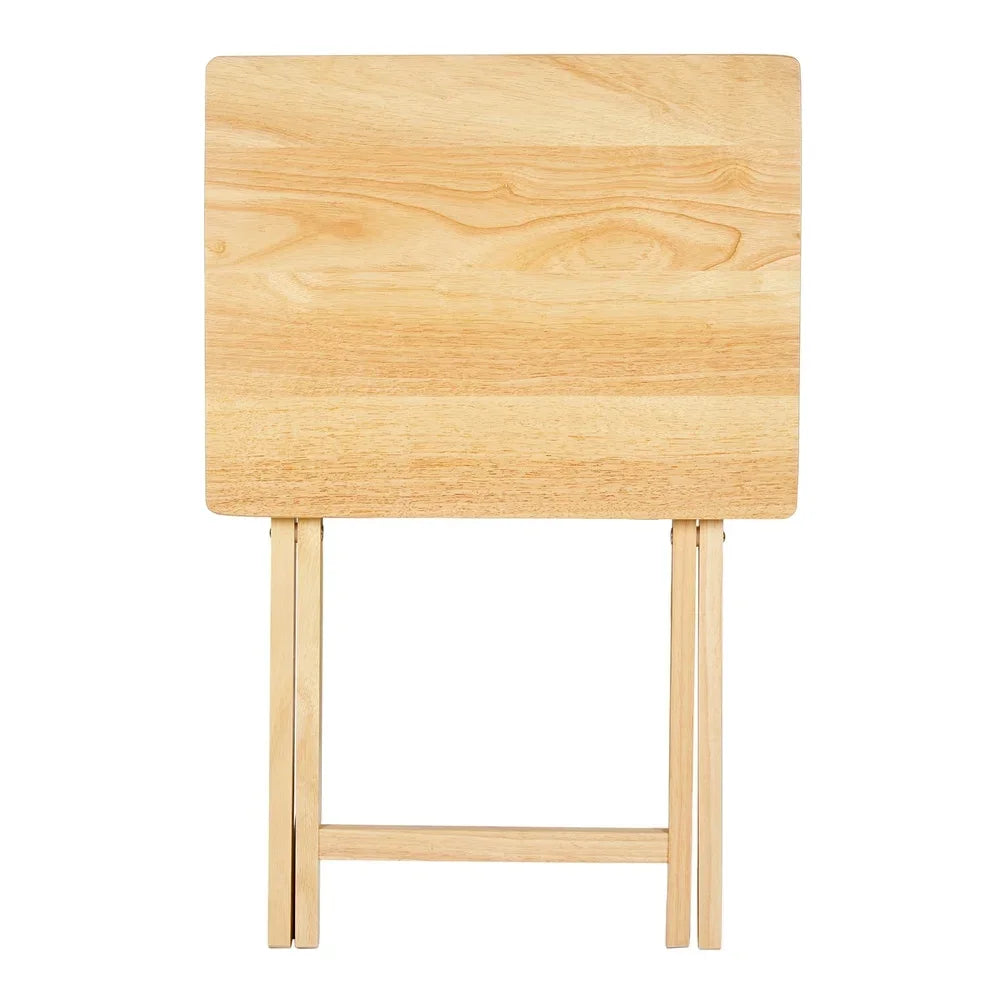 Wooden Indoor Folding TV Tray