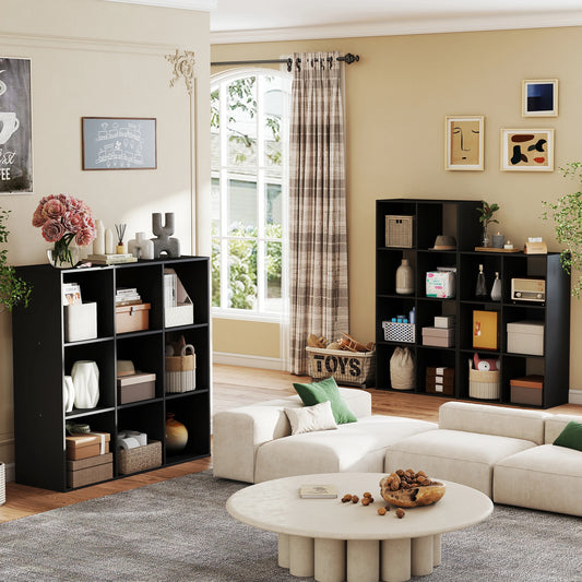 9 Cube Storage Wooden Organizer Shelf Bookcase