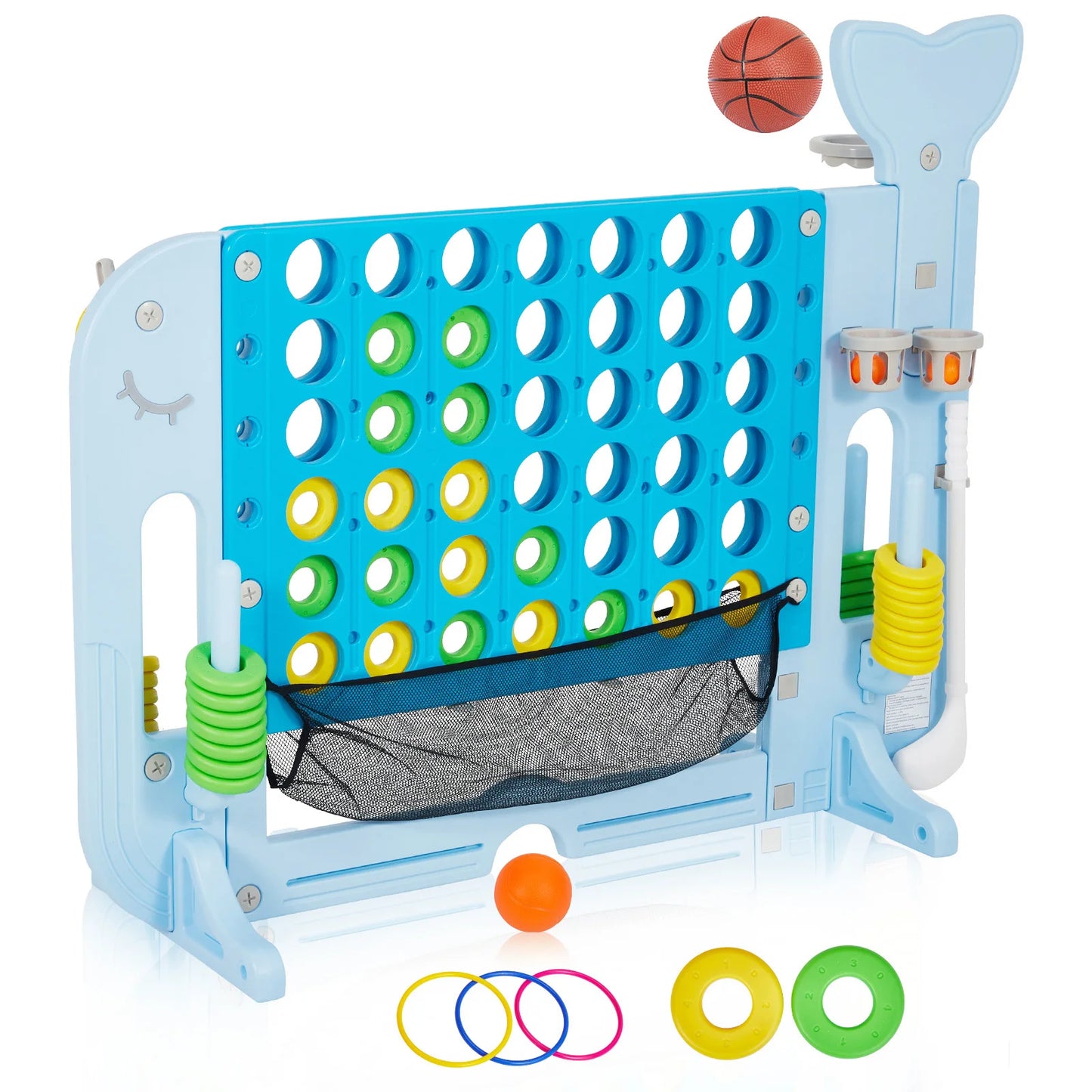 4-in-1 Giant Outdoor Game Set