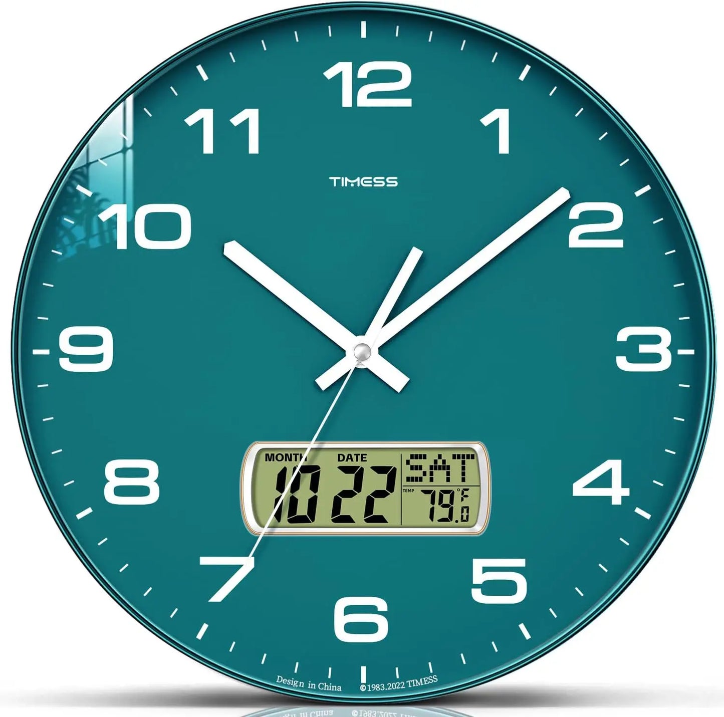 Calendar And Temperature Wall Clock