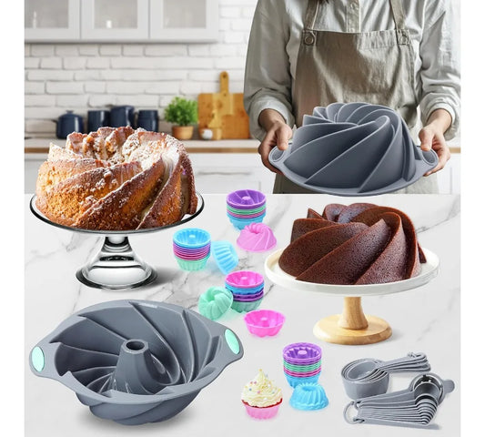 72-Piece Silicone Bakeware Set