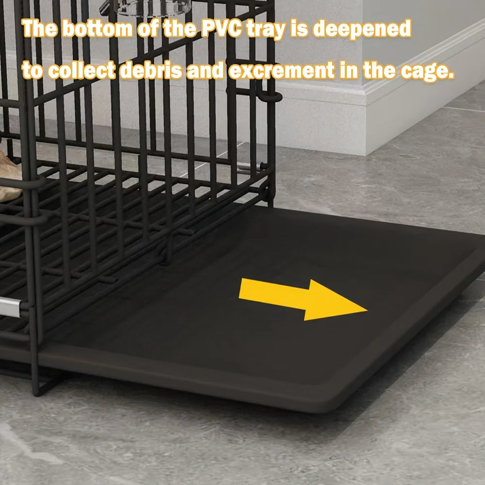 Dog Kennel with Leak-proof Tray