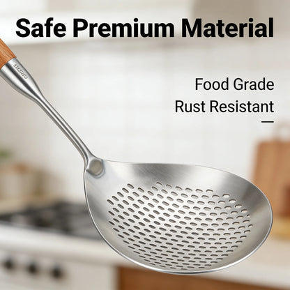 Food Grade Stainless Steel Slotted Spoon
