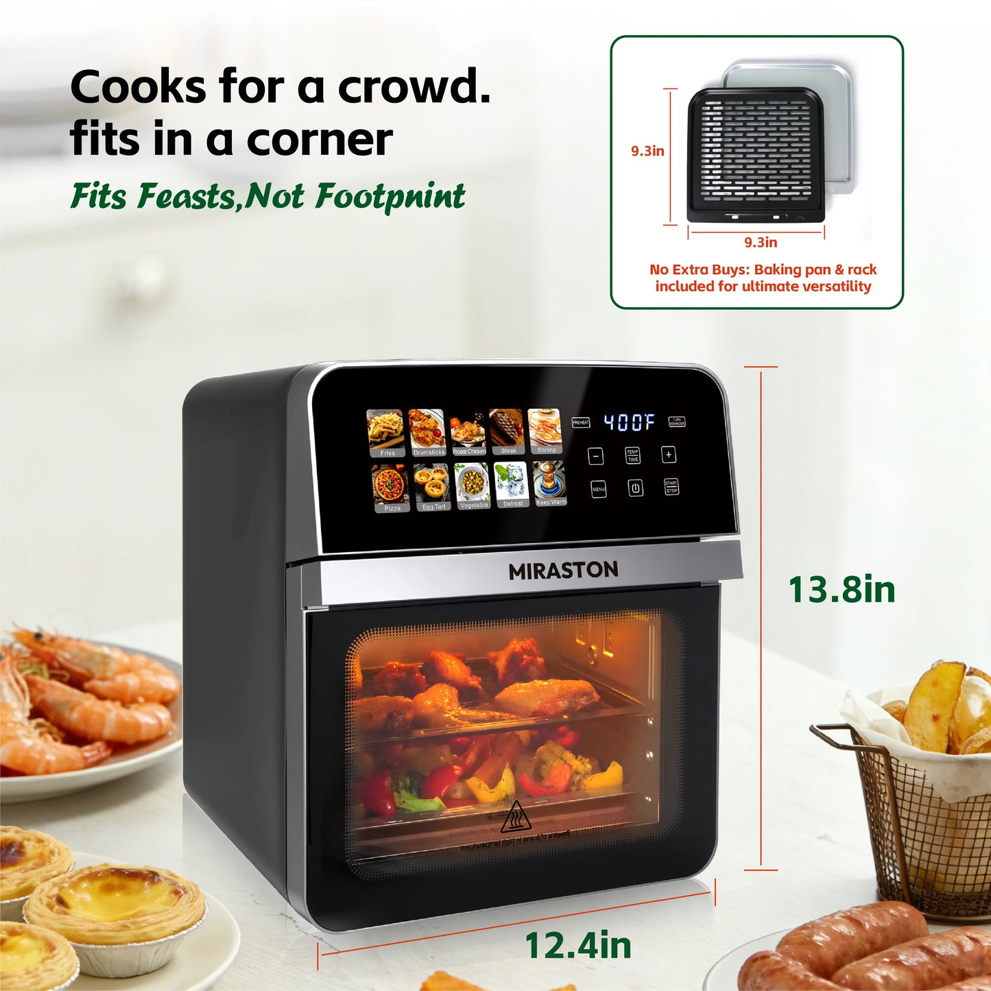 Air Fryer Toaster Oven Combo