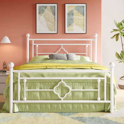Wrought Iron Metal Platform Bed Frame