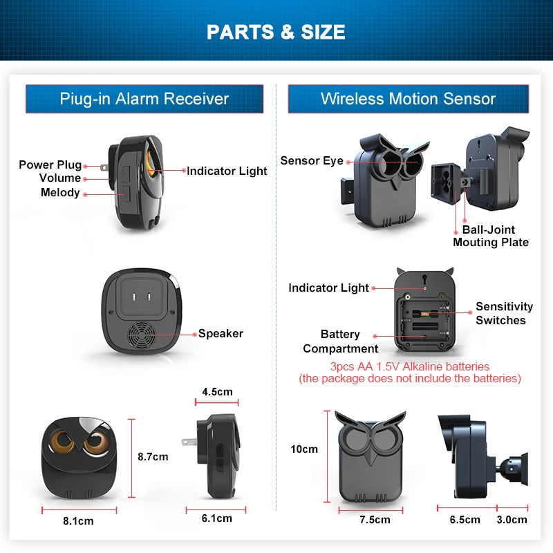 Wireless Driveway Security Alarm