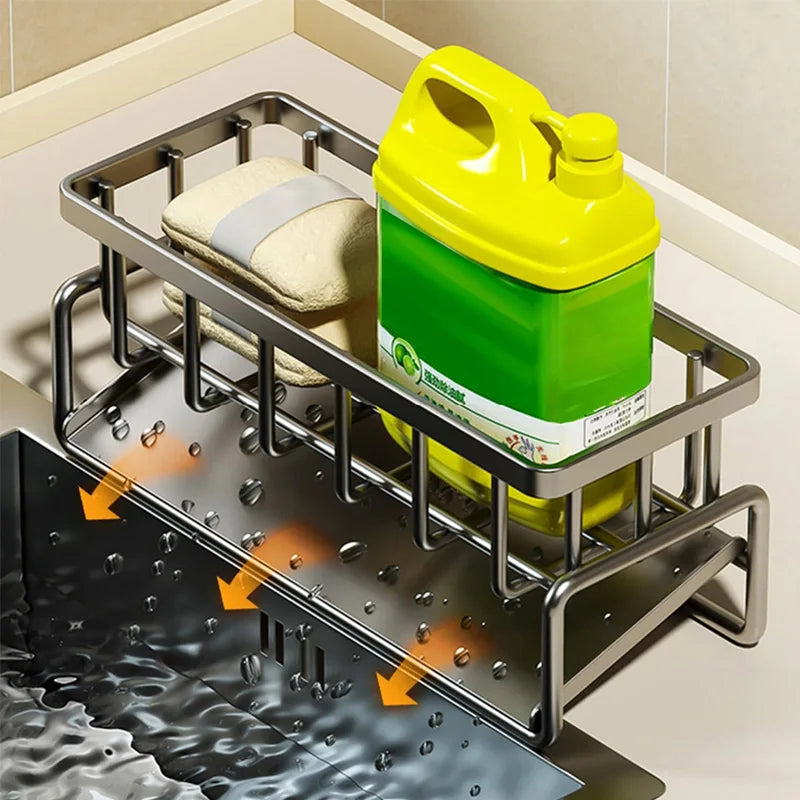 Carbon Steel Kitchen Sink Organizer
