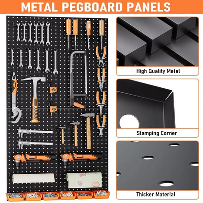 48"x 24" Metal Peg Board Kit