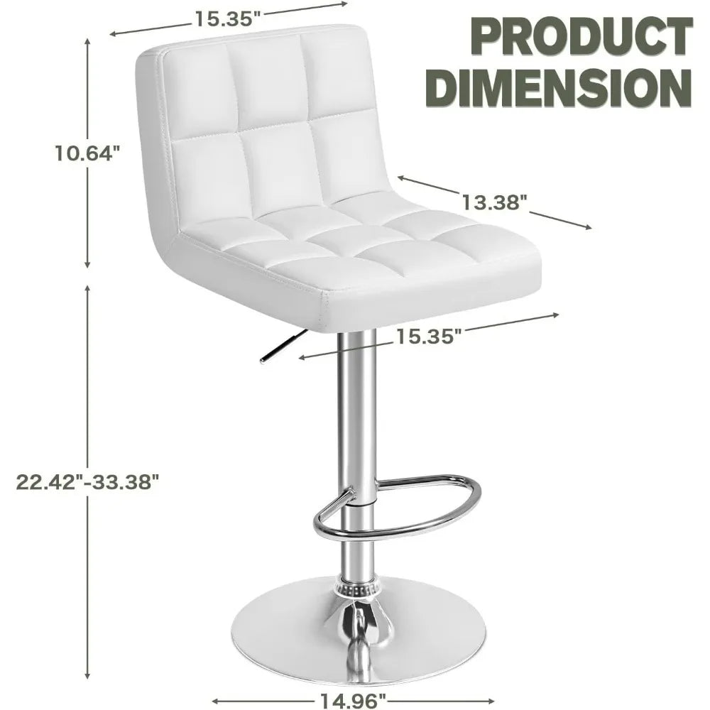 Modern Swivel Adjustable Bar Stools