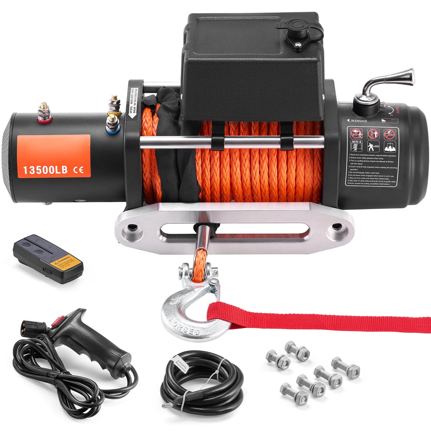 13500lbs Electric Car Truck Winch