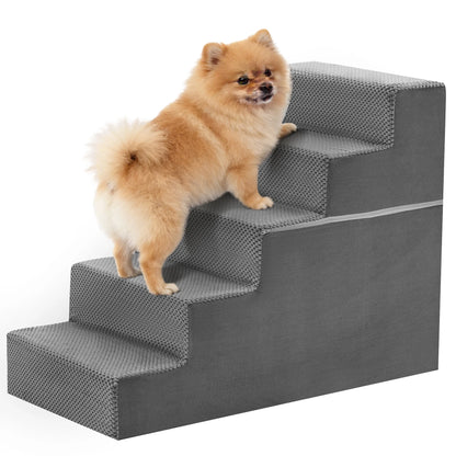 3-5 Step Foam Dog Stairs
