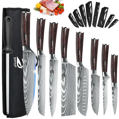 Stainless Steel Kitchen Knife Set