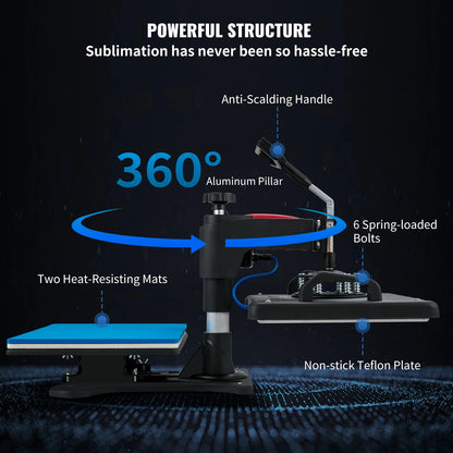 5 in1 Heat Press Machine