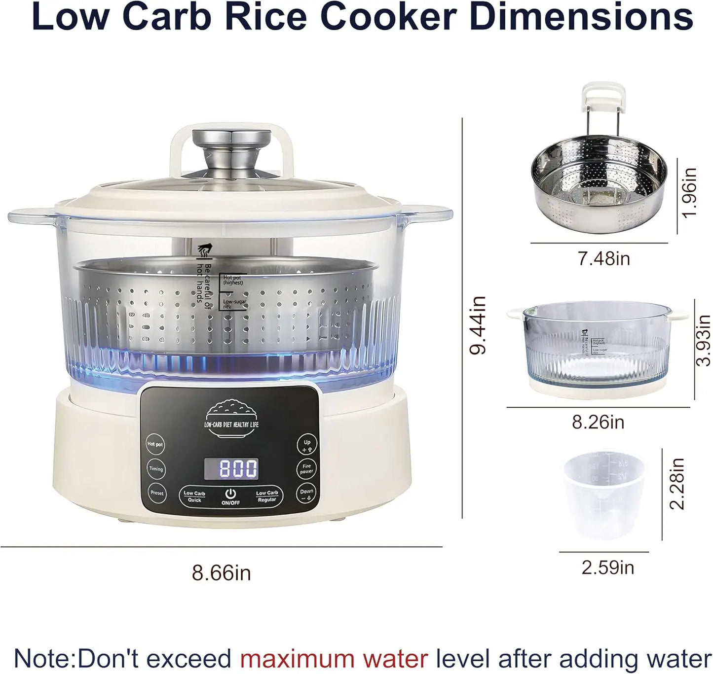Low Carb Rice Cooker