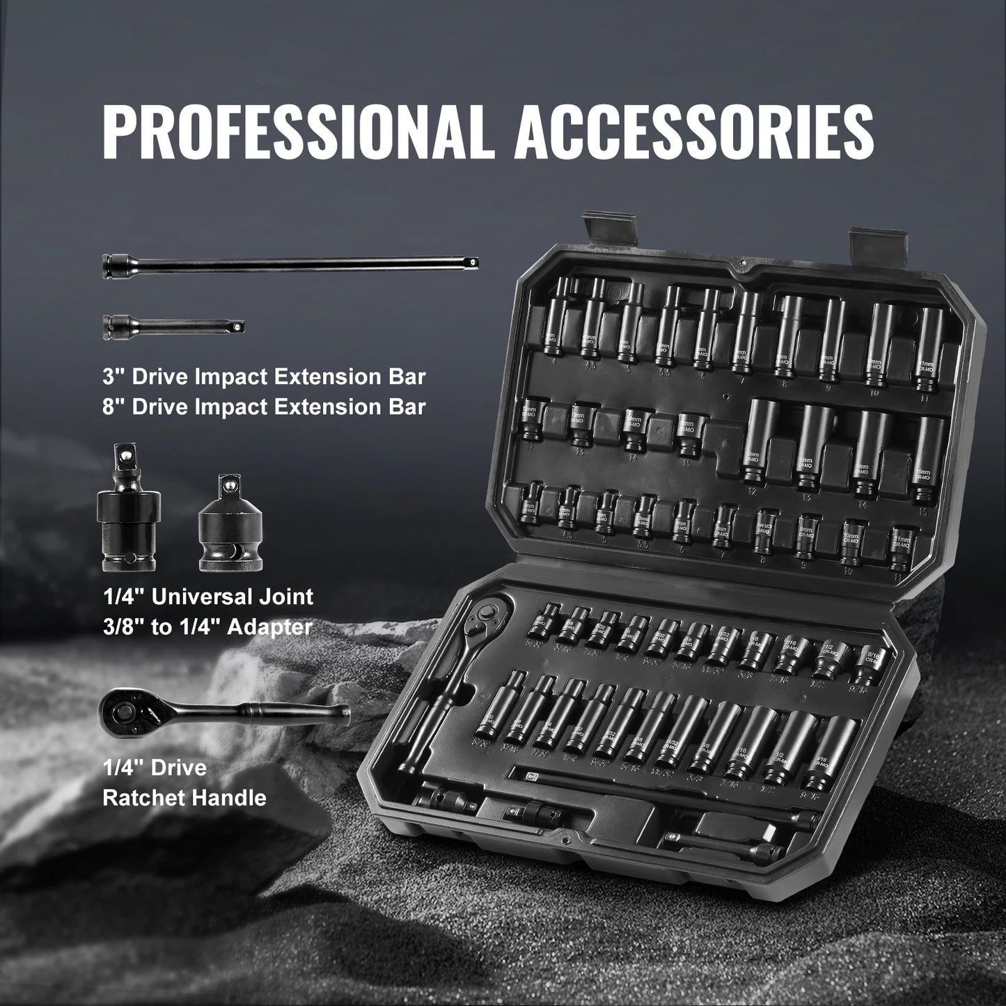 Deep / Shallow Impact Socket Set