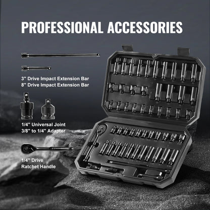 Deep / Shallow Impact Socket Set