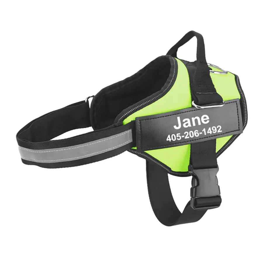 No Pull Reflective Breathable Adjustable Dog Harness