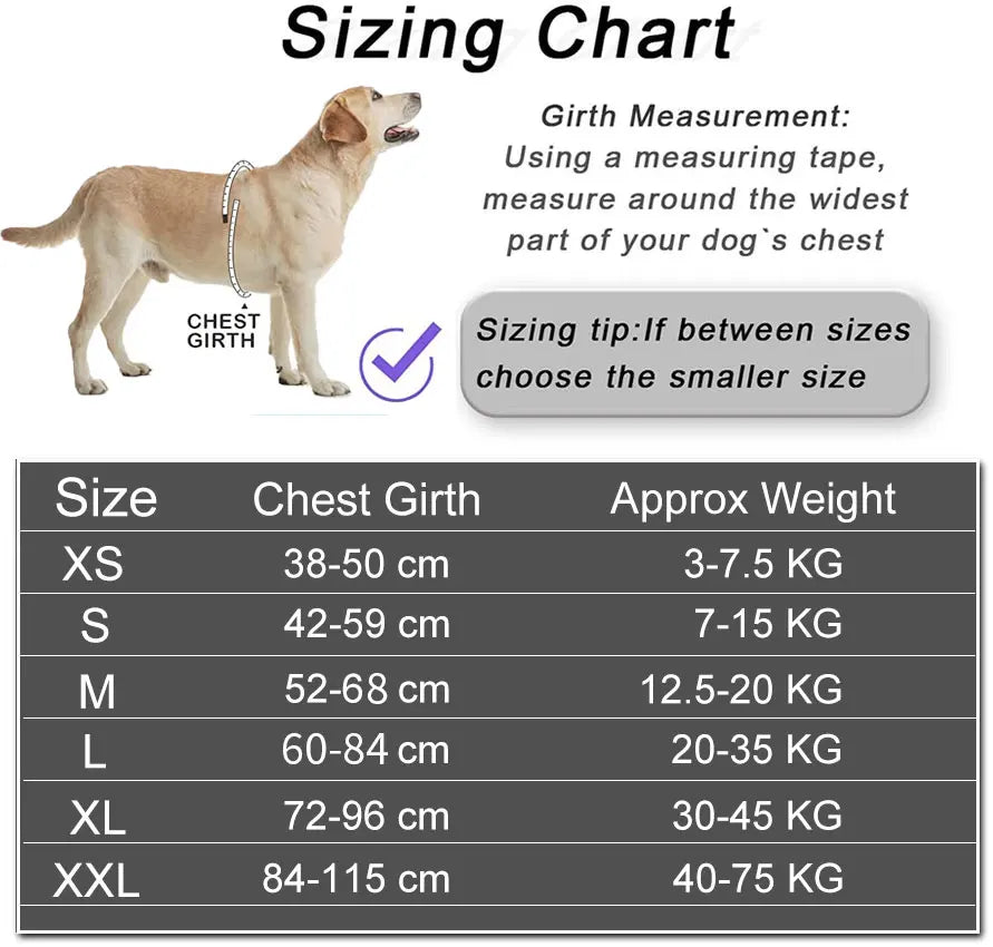 No Pull Reflective Breathable Adjustable Dog Harness