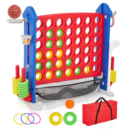 4-in-1 Giant Outdoor Game Set