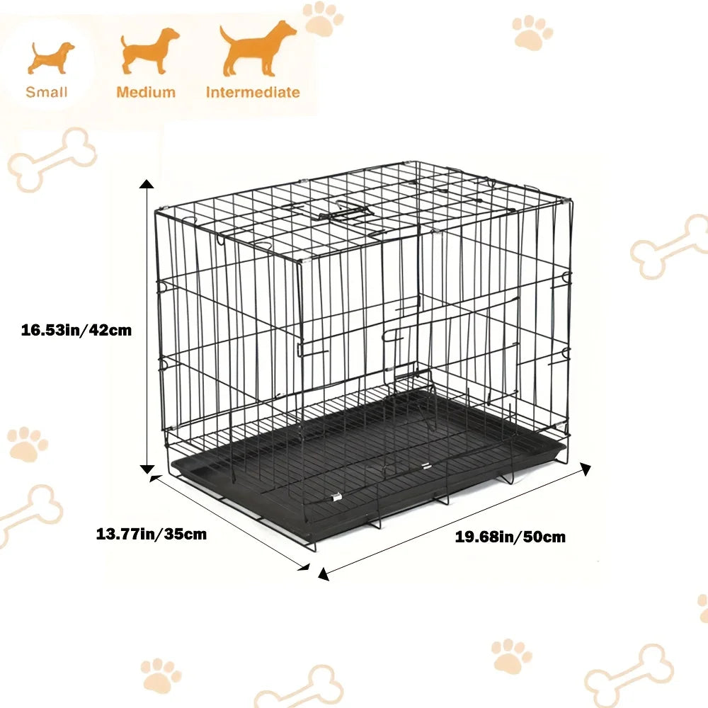 Dog Kennel with Leak-proof Tray