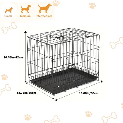 Dog Kennel with Leak-proof Tray