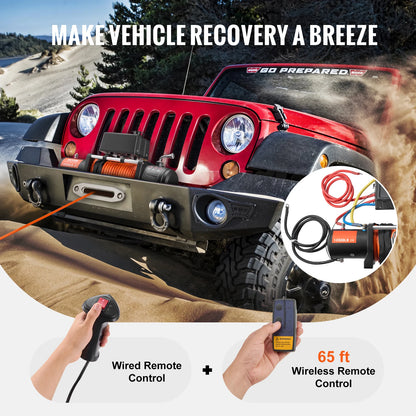 13500lbs Electric Car Truck Winch