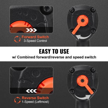 Lightweight Pneumatic Impact Gun & Carrying Case