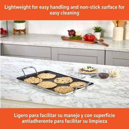 Nonstick Stovetop Double Burner Griddle