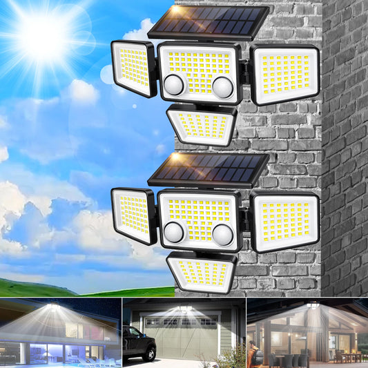 2 Pack Solar Lights With Motion Sensor
