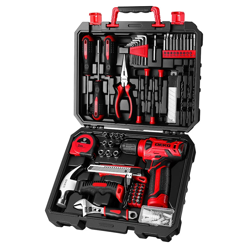 Drill Set Tool Set with Cordless Drill