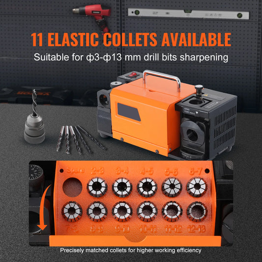 3-13mm Portable Drill Bit Sharpener