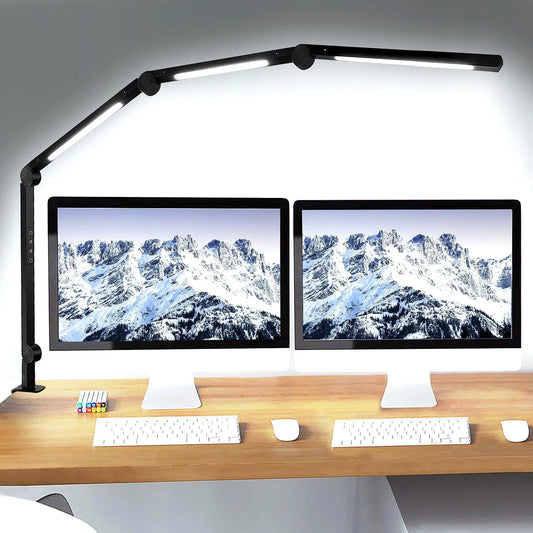 Clamping LED Desk Lamp Flexible 4 sections