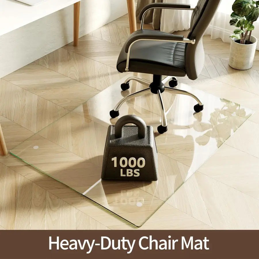 36x48 Tempered Glass Chair Mat
