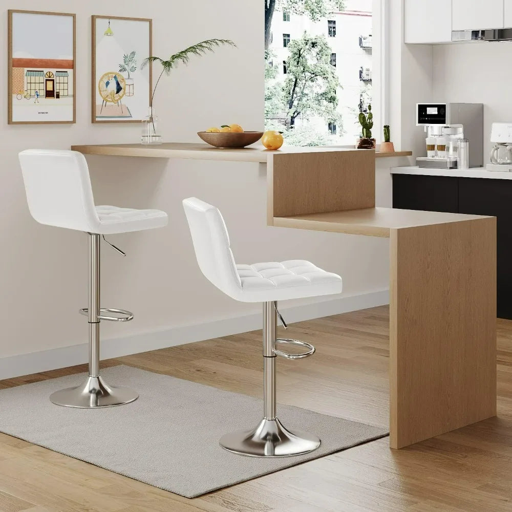 Modern Swivel Adjustable Bar Stools