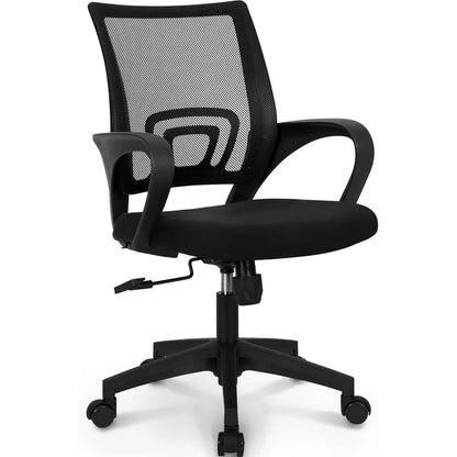 Black Office Chair With Lumbar Support