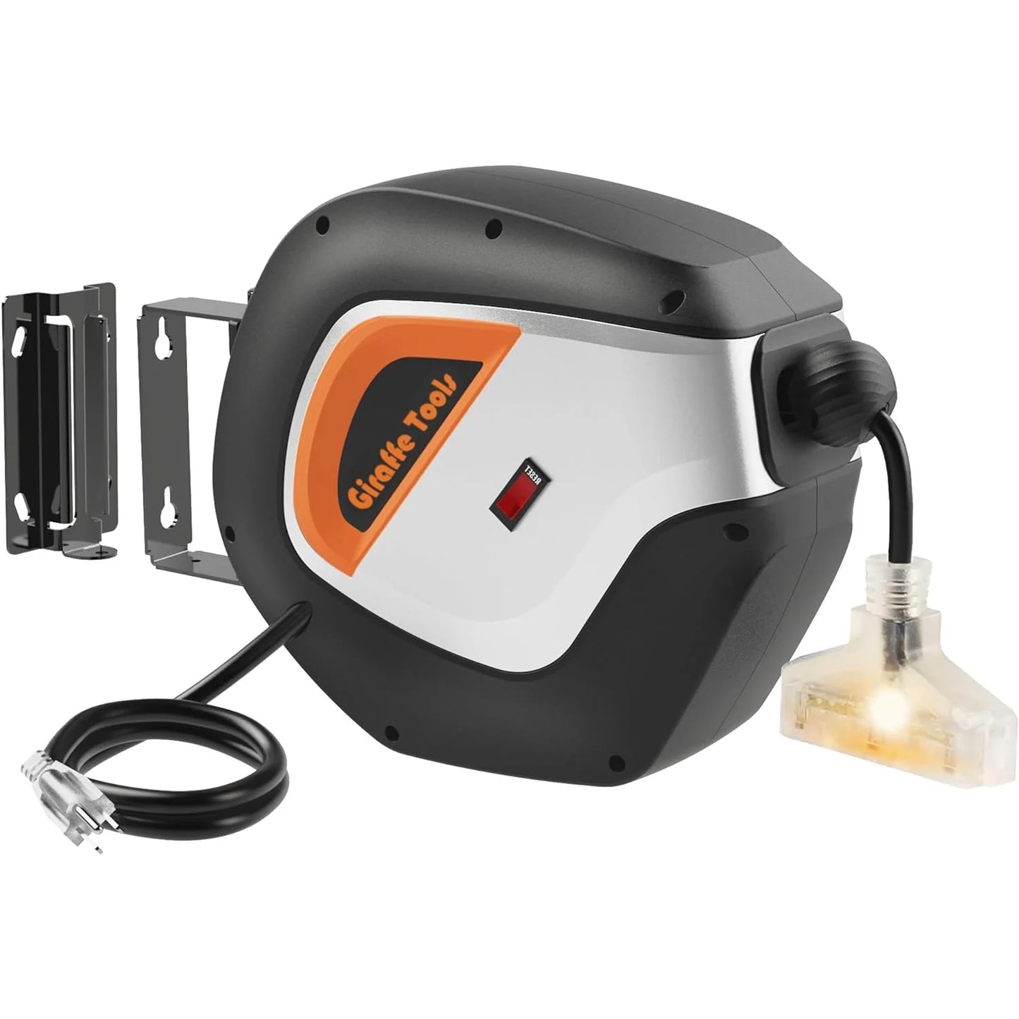 50' Retractable Power Cord Reel