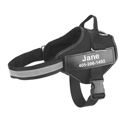 No Pull Reflective Breathable Adjustable Dog Harness