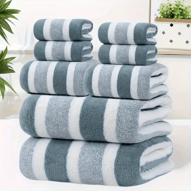 Luxury Coral Fleece Towel Set
