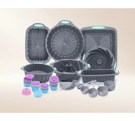 72-Piece Silicone Bakeware Set