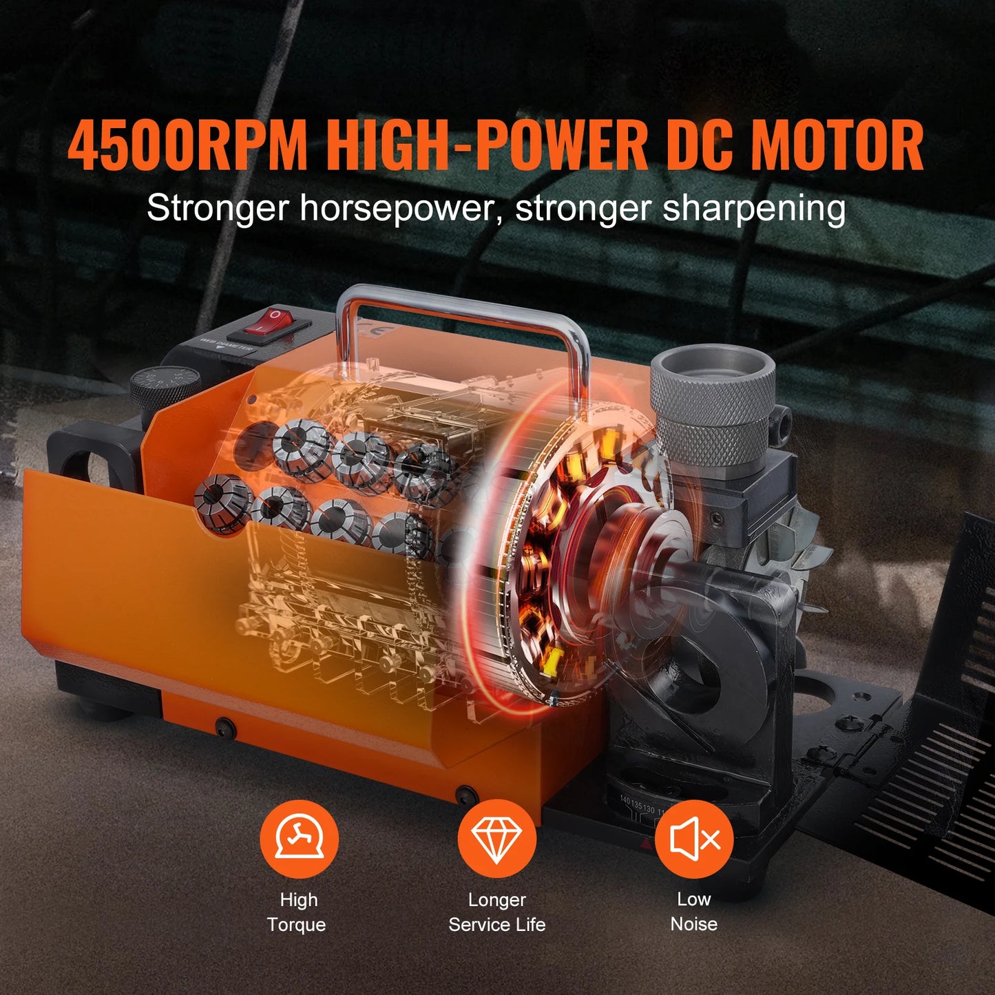 3-13mm Portable Drill Bit Sharpener