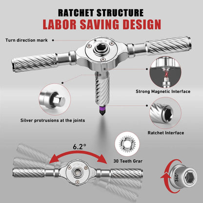 Multifunction Ratchet Screwdriver Set