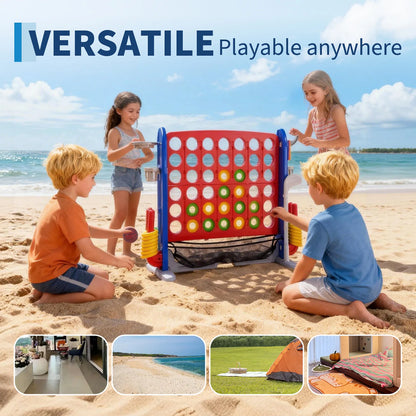 4-in-1 Giant Outdoor Game Set