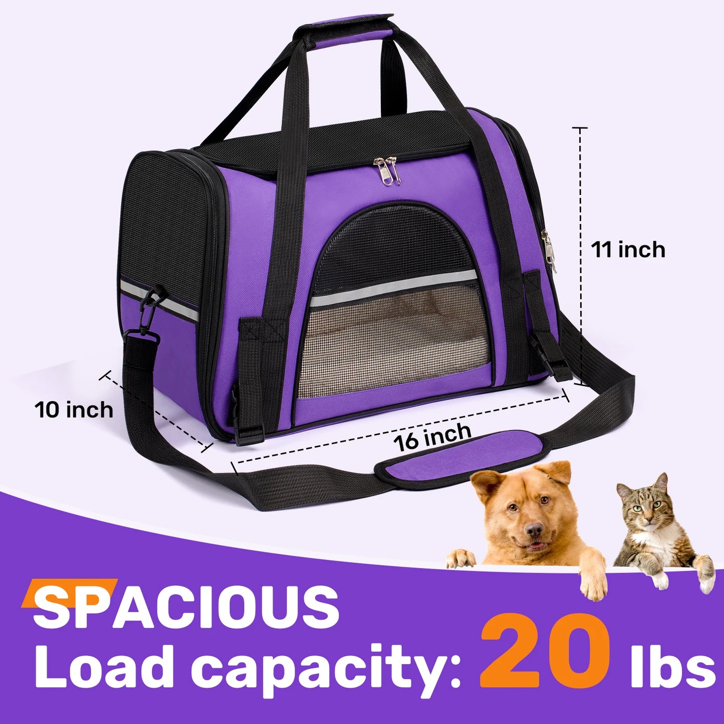 Dog Carrier for Small, Medium Pet