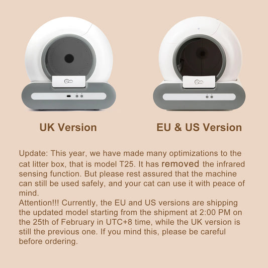 65L Self-Cleaning Cat Litter Box