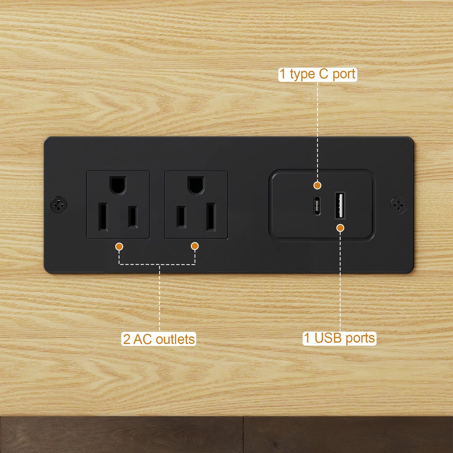 TV Stand w/ Power Outlet
