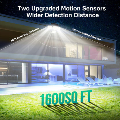 2 Pack Solar Lights With Motion Sensor