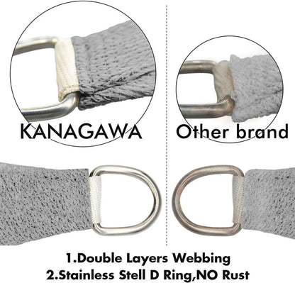 20'X26' Grey Rectangle Outdoor Shade Sail