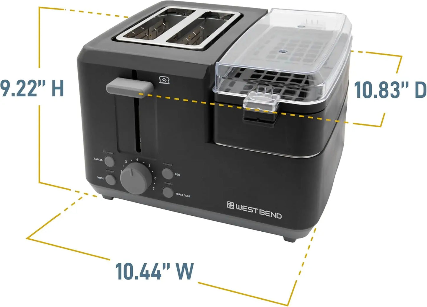 Slice Toaster with Meat Warming Tray